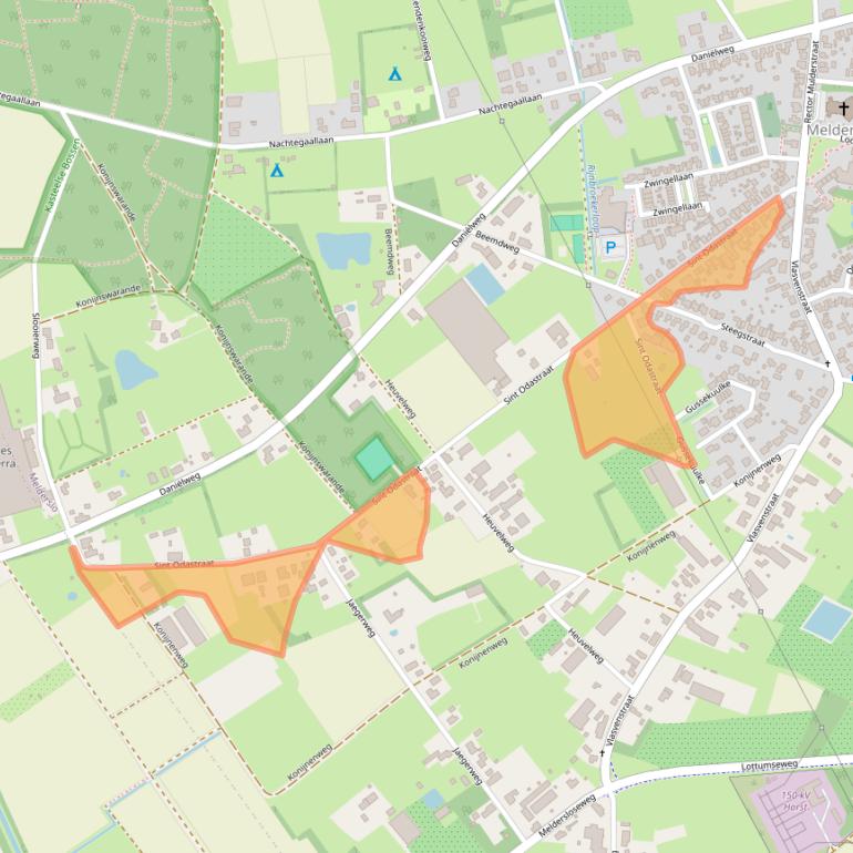 Kaart van postcodegebied 5962AV.