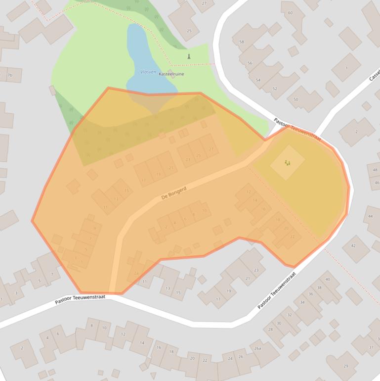 Kaart van postcodegebied 5962CC.
