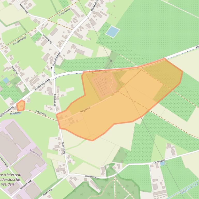 Kaart van postcodegebied 5962NA.