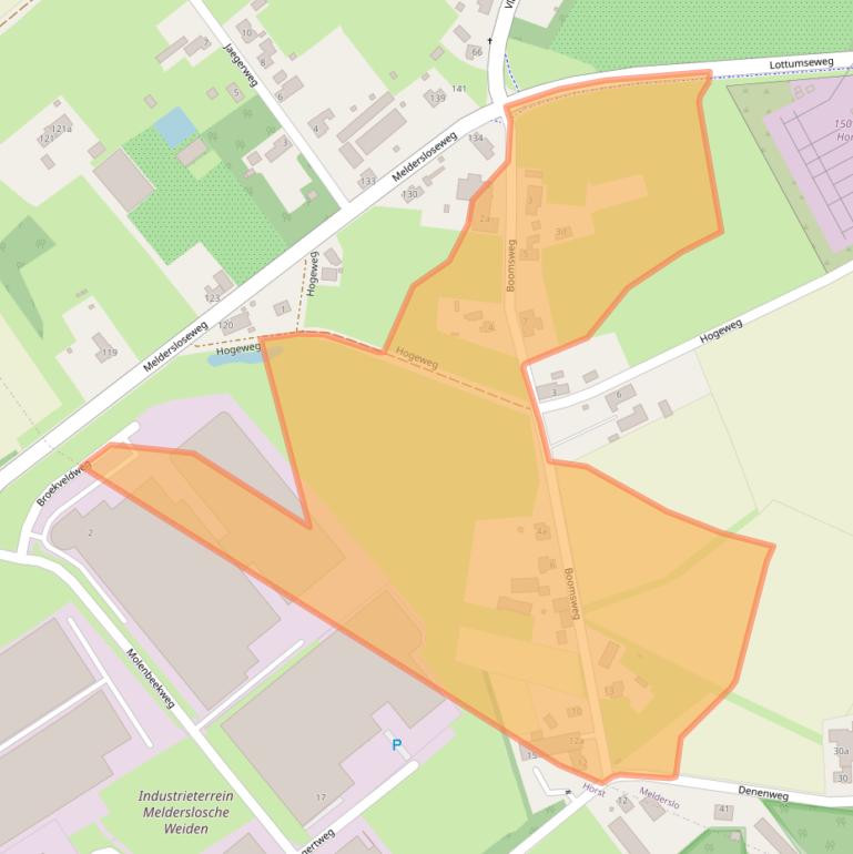 Kaart van postcodegebied 5962NB.