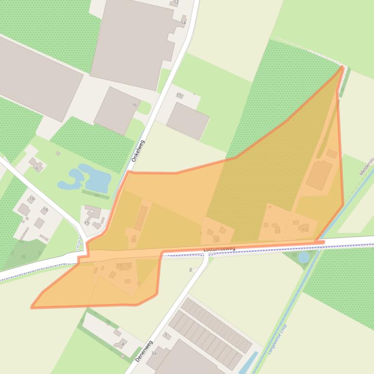 Kaart van postcodegebied 5962ND.