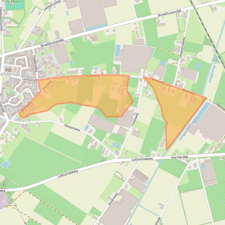 Kaart van postcodegebied 5962NH.