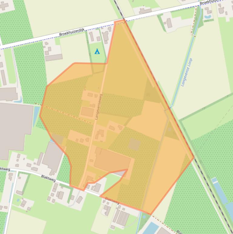 Kaart van postcodegebied 5962NK.