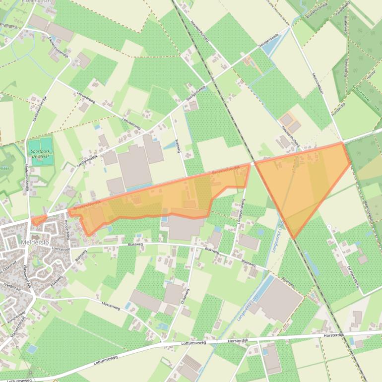 Kaart van postcodegebied 5962NM.