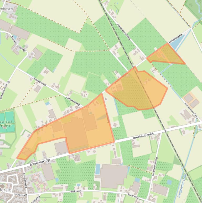 Kaart van postcodegebied 5962NR.