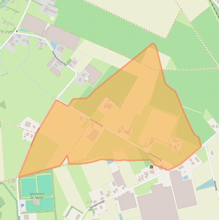 Kaart van postcodegebied 5962NT.