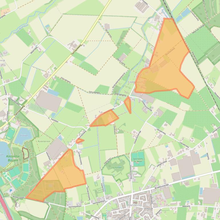 Kaart van postcodegebied 5962NX.