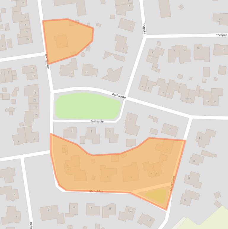 Kaart van postcodegebied 5963HB.