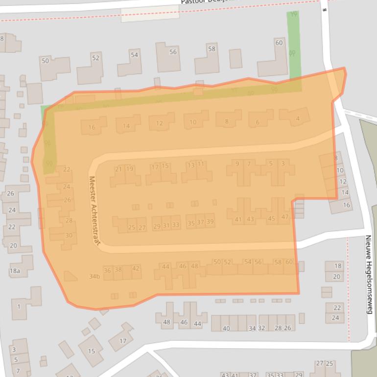 Kaart van postcodegebied 5963HM.