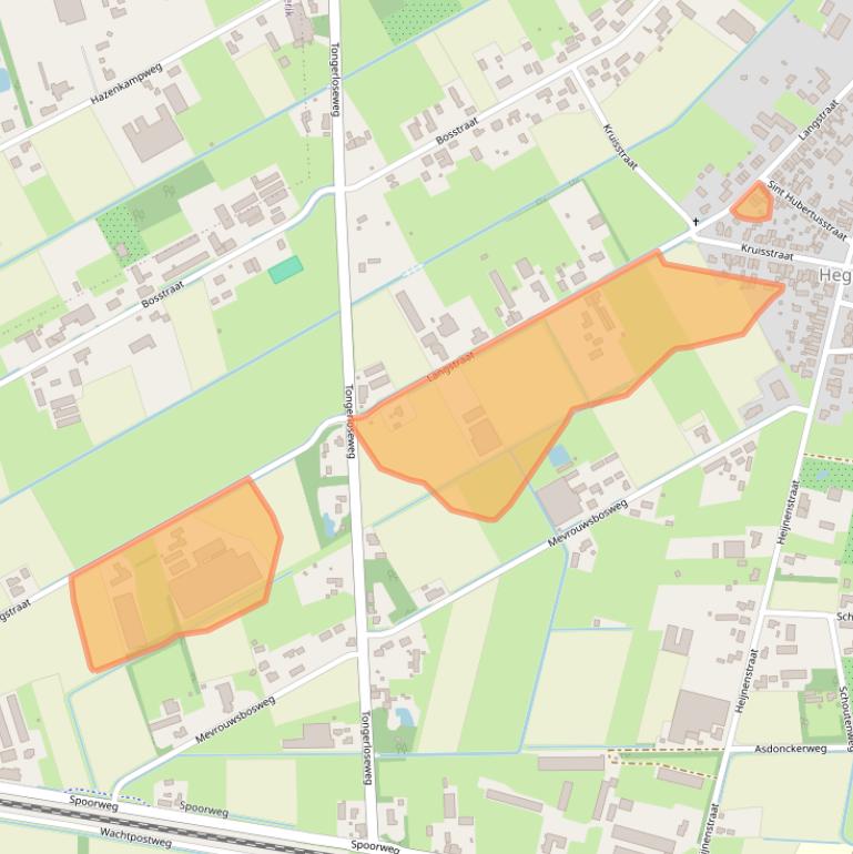 Kaart van postcodegebied 5963NV.