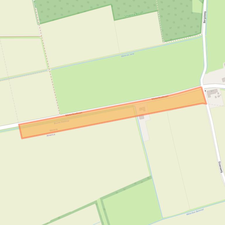 Kaart van postcodegebied 5964NK.