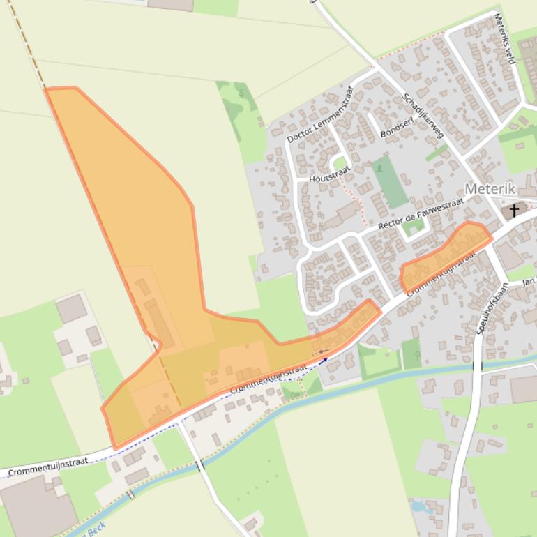 Kaart van postcodegebied 5964NM.