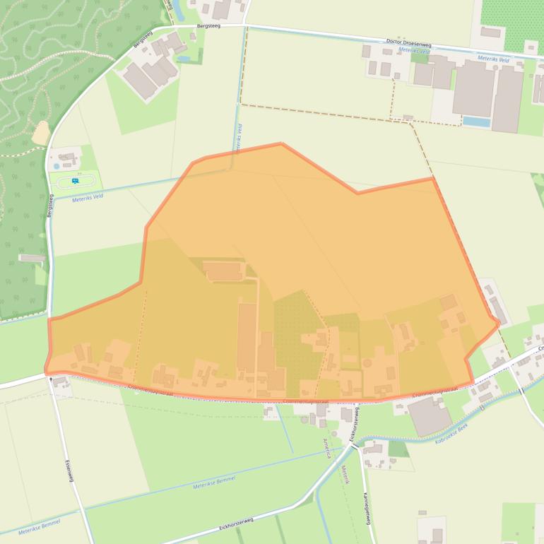 Kaart van postcodegebied 5964NN.