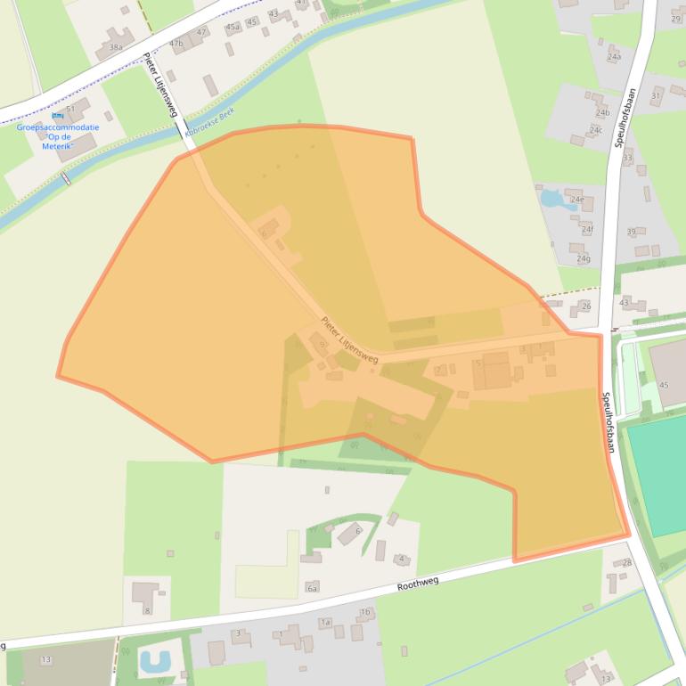 Kaart van postcodegebied 5964NW.