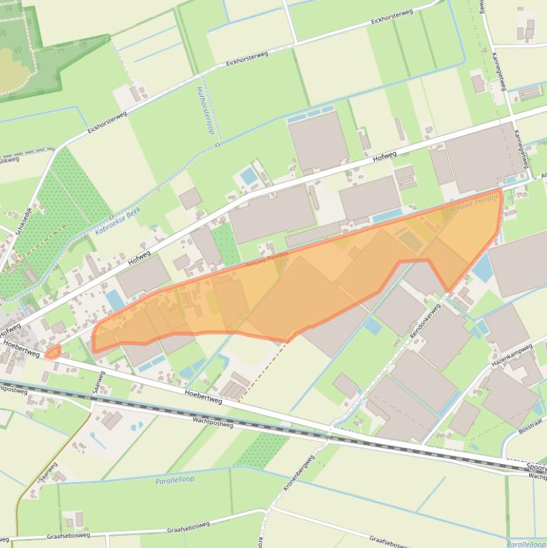 Kaart van postcodegebied 5966NB.