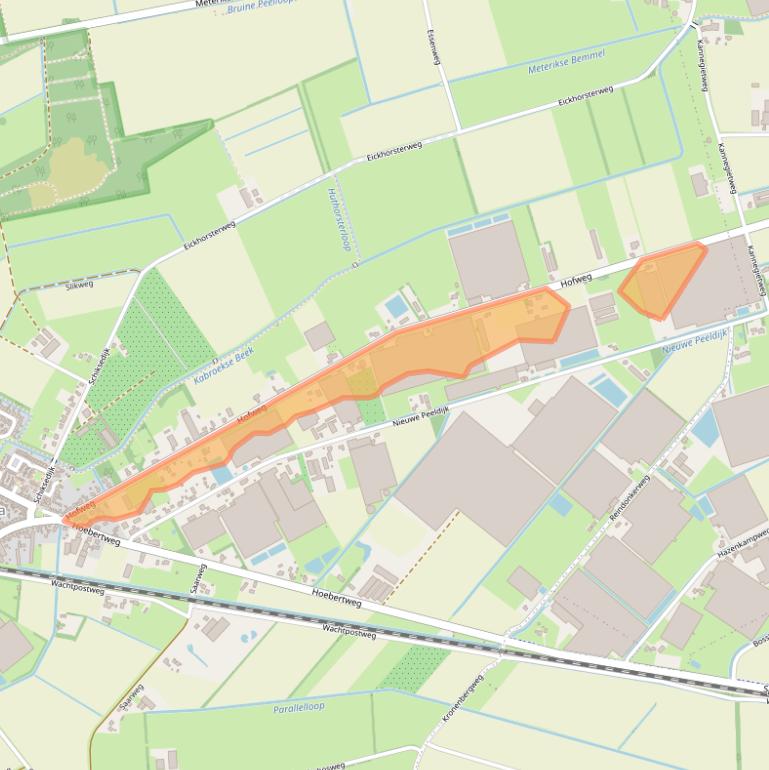 Kaart van postcodegebied 5966NG.