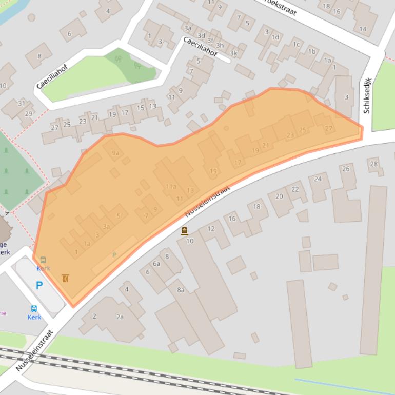 Kaart van postcodegebied 5966NH.