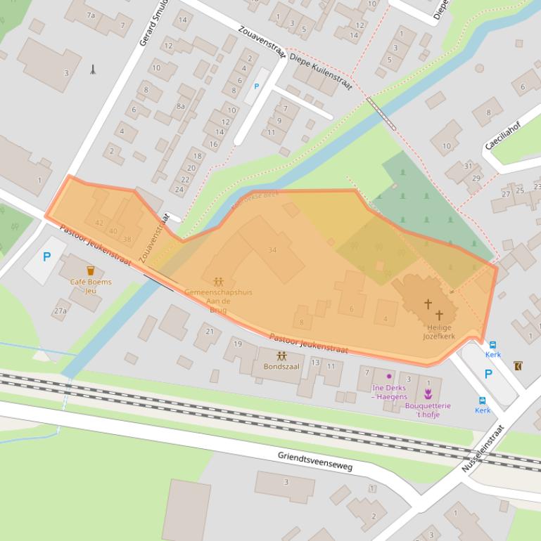 Kaart van postcodegebied 5966NM.