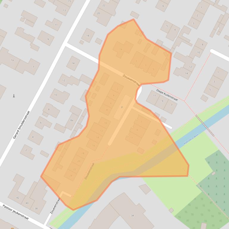 Kaart van postcodegebied 5966NN.