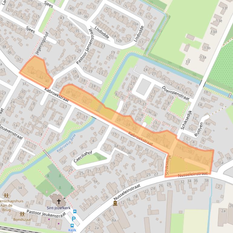 Kaart van postcodegebied 5966NX.