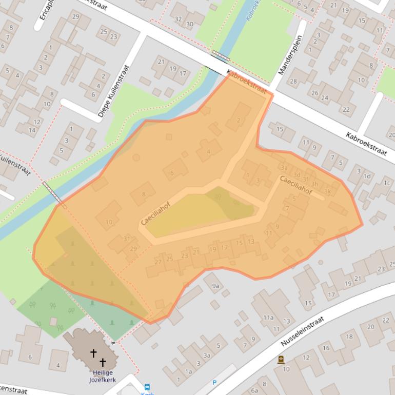 Kaart van postcodegebied 5966PB.