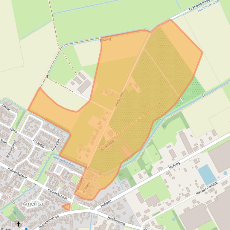 Kaart van postcodegebied 5966PC.