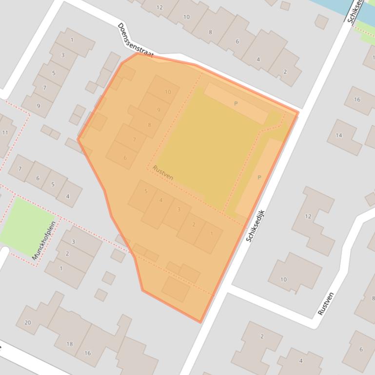 Kaart van postcodegebied 5966PD.