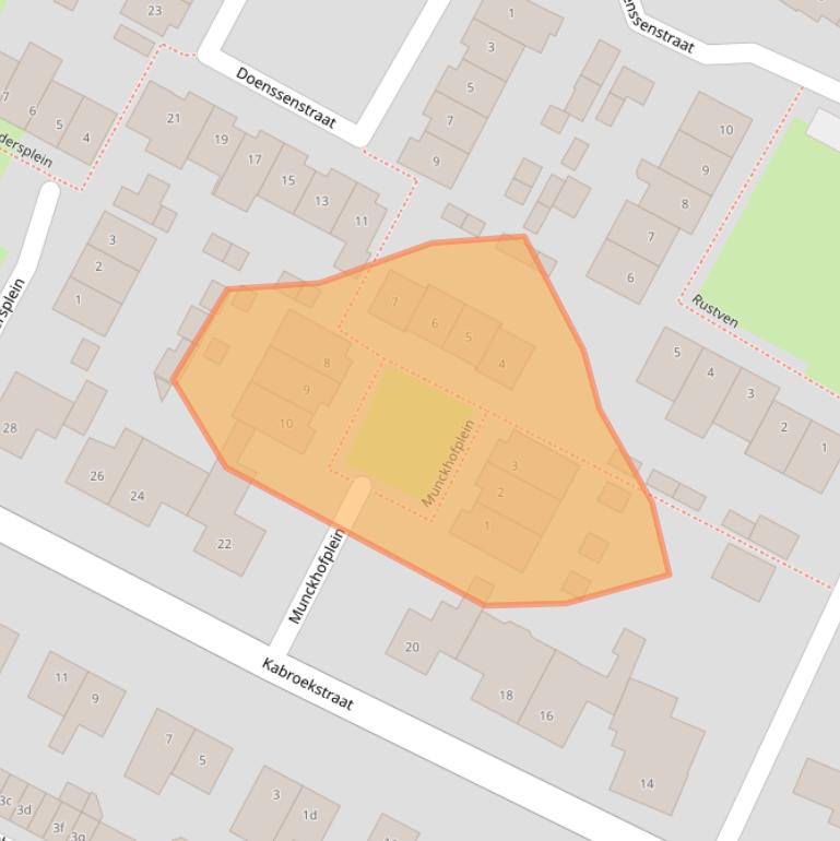 Kaart van postcodegebied 5966PN.