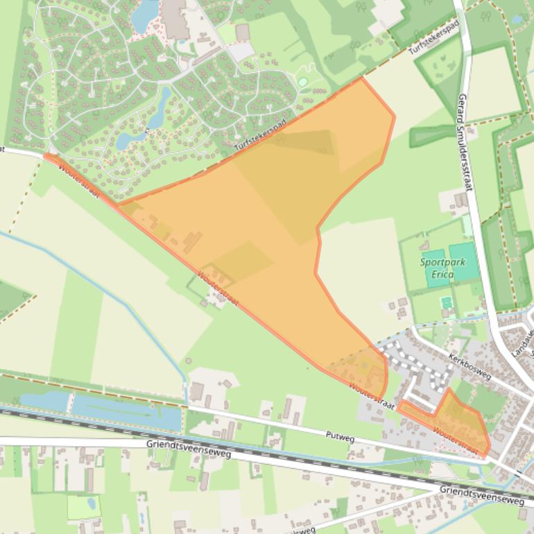 Kaart van postcodegebied 5966PR.