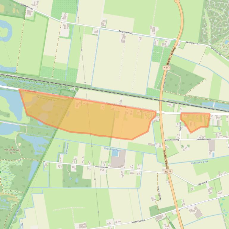 Kaart van postcodegebied 5966PV.