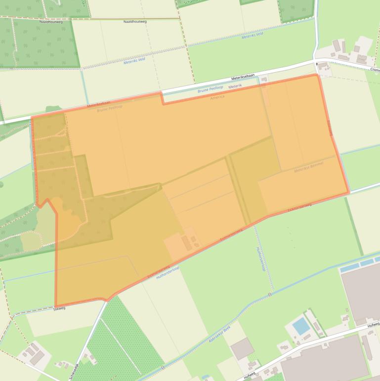 Kaart van postcodegebied 5966PZ.