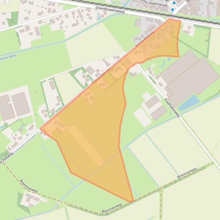 Kaart van postcodegebied 5966RH.