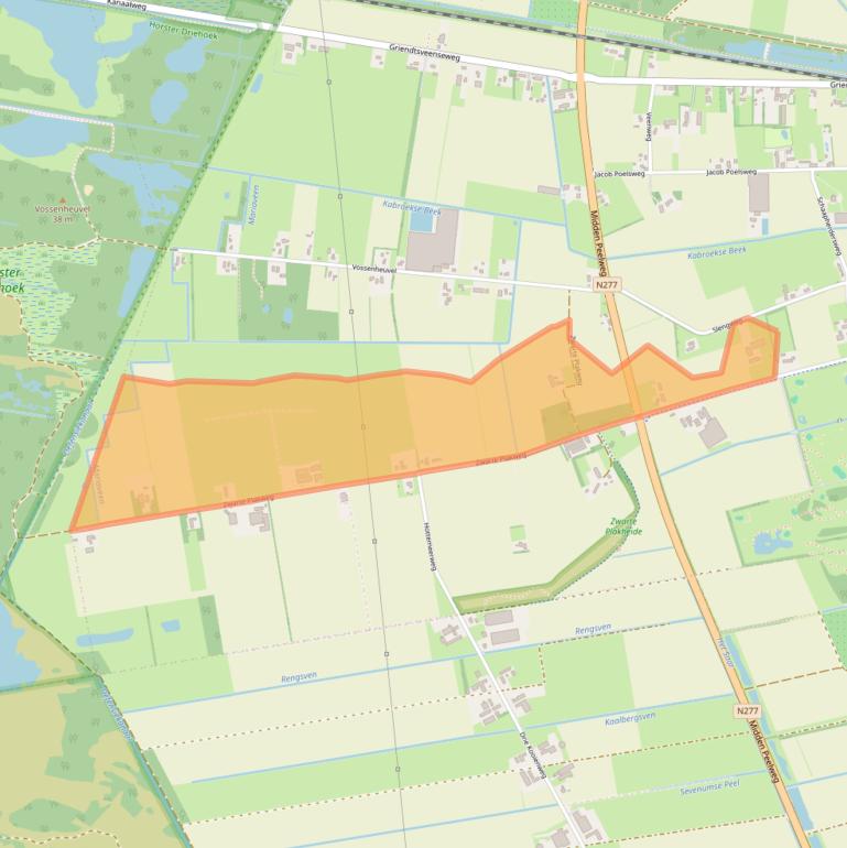 Kaart van postcodegebied 5966RL.