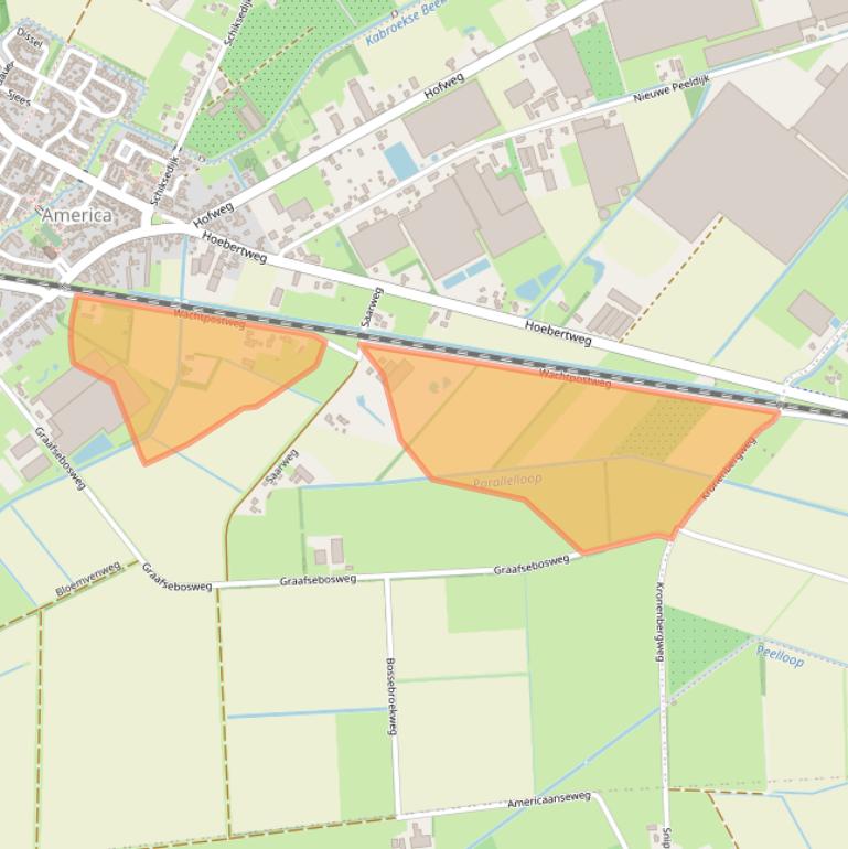 Kaart van postcodegebied 5966RR.