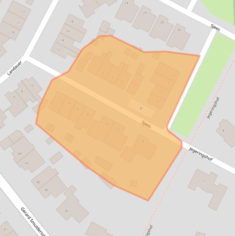 Kaart van postcodegebied 5966TB.