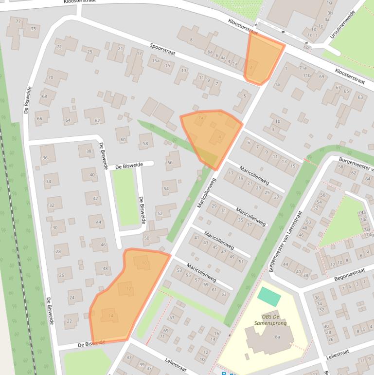 Kaart van postcodegebied 5971AV.