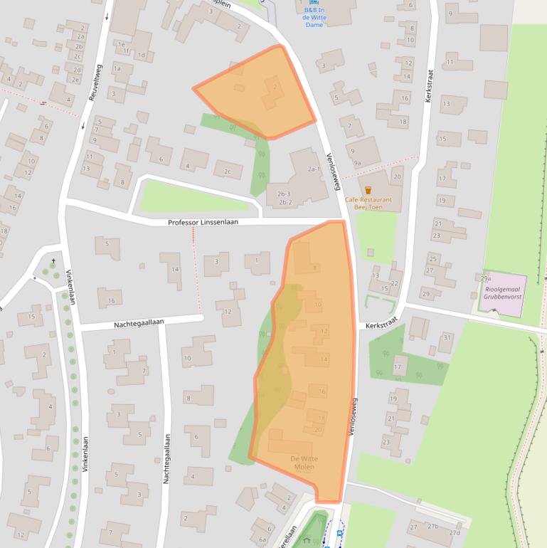 Kaart van postcodegebied 5971CH.
