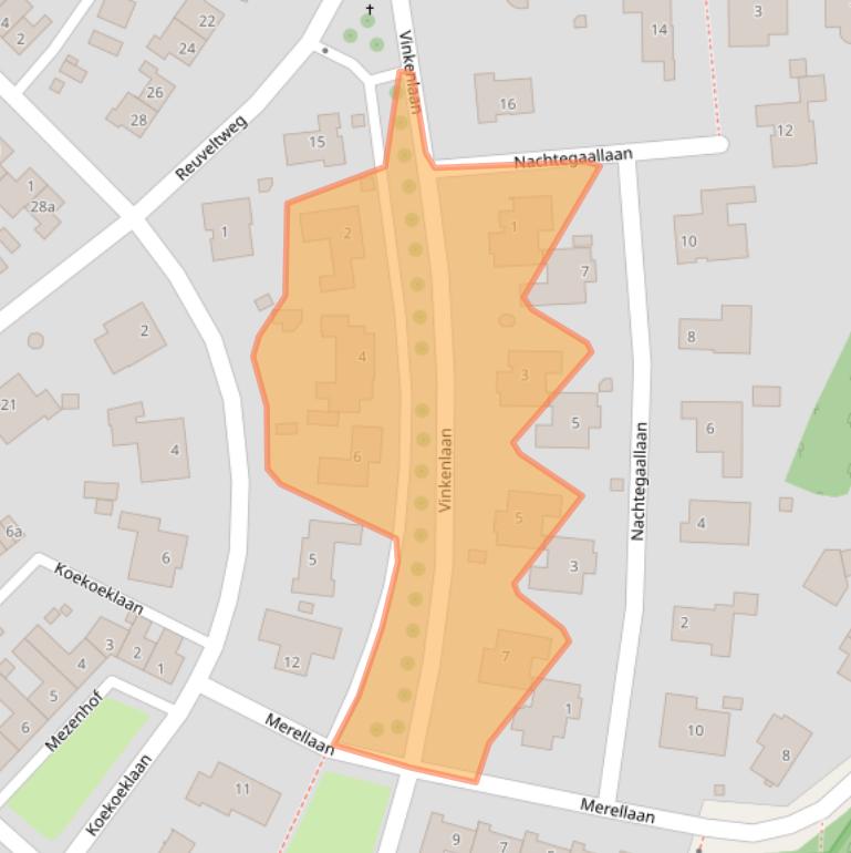 Kaart van postcodegebied 5971CM.