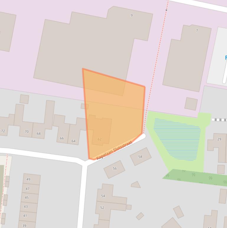 Kaart van postcodegebied 5971JG.