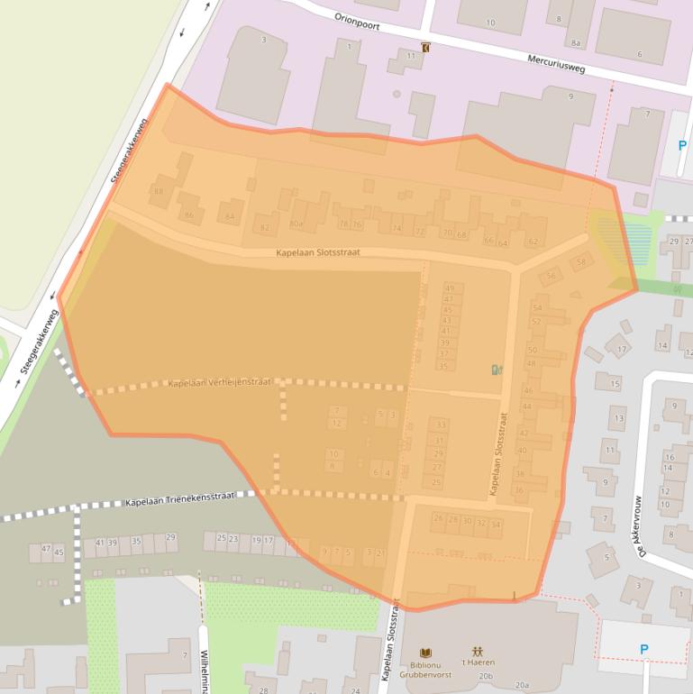 Kaart van postcodegebied 5971LG.