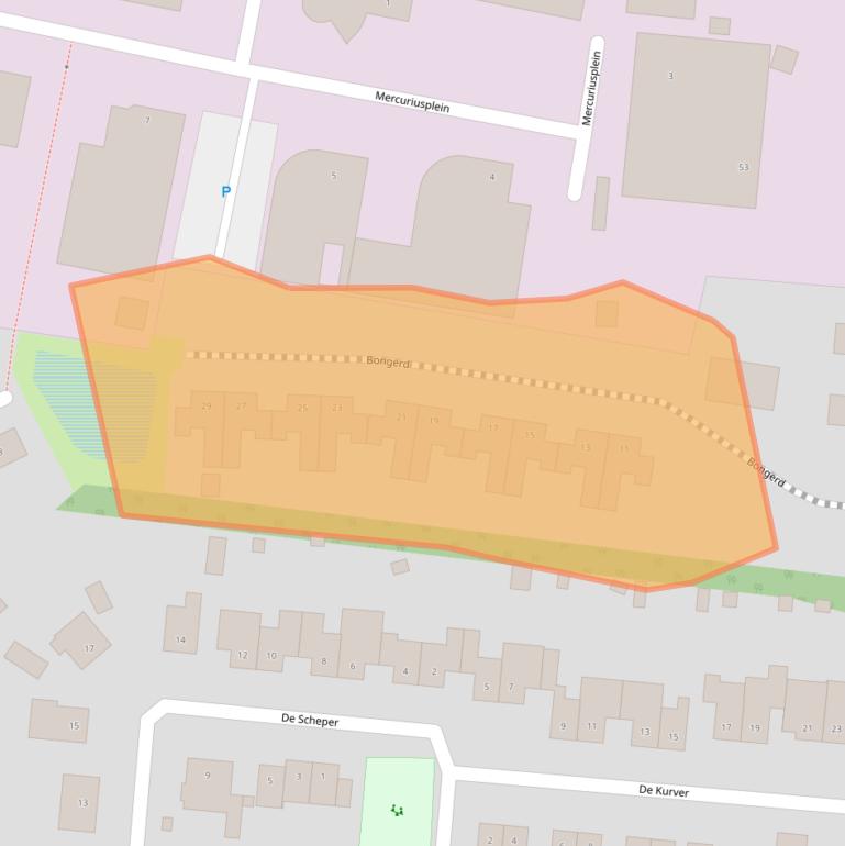 Kaart van postcodegebied 5971LV.