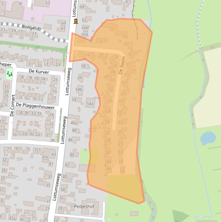 Kaart van postcodegebied 5971MA.