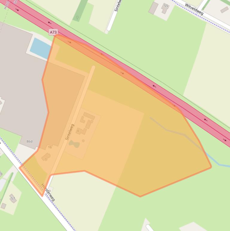 Kaart van postcodegebied 5971PC.