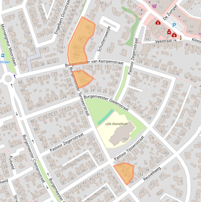 Kaart van postcodegebied 5971VM.