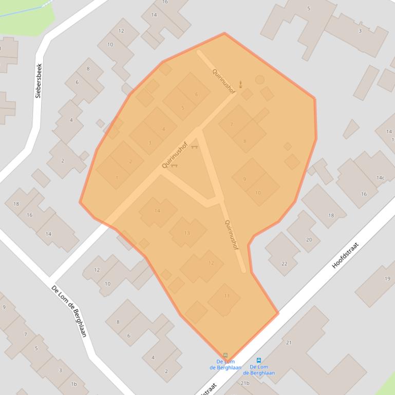 Kaart van postcodegebied 5973KB.