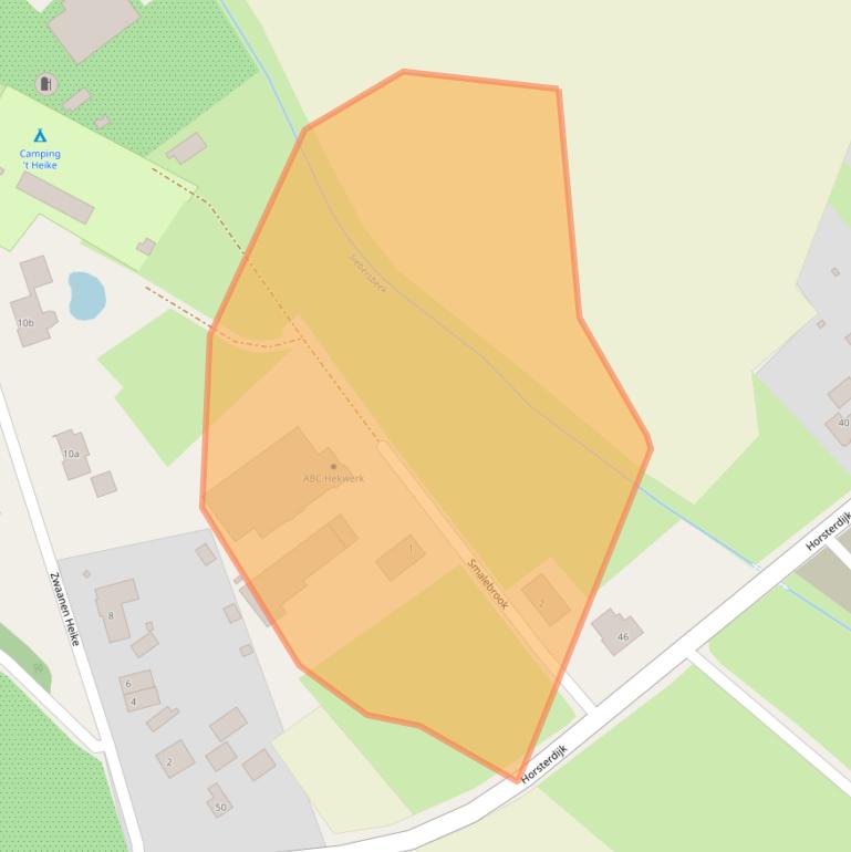 Kaart van postcodegebied 5973KE.