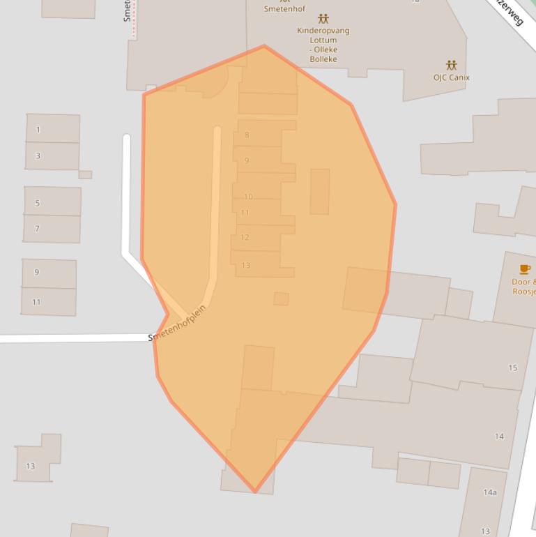 Kaart van postcodegebied 5973KH.