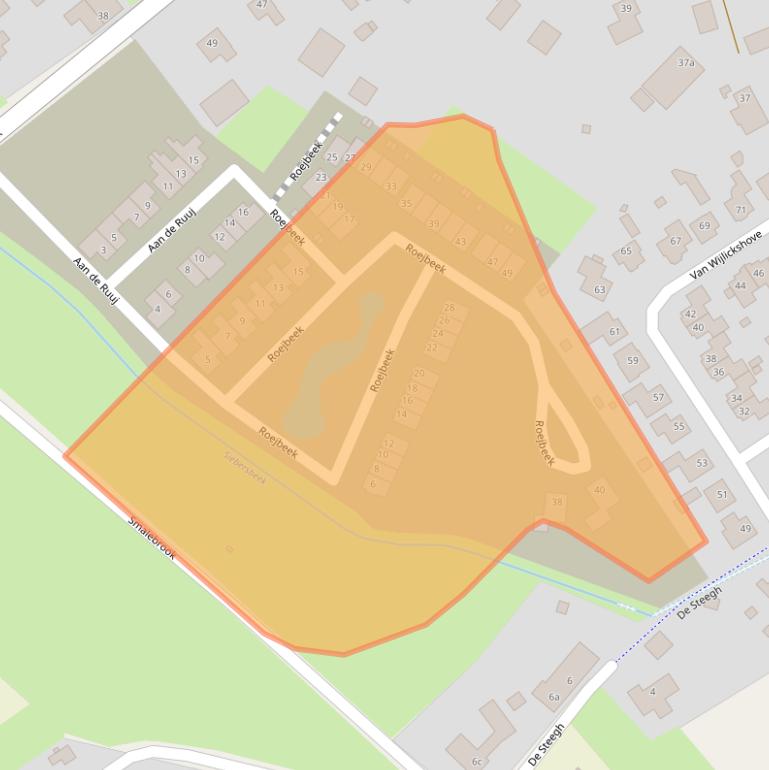 Kaart van postcodegebied 5973KJ.