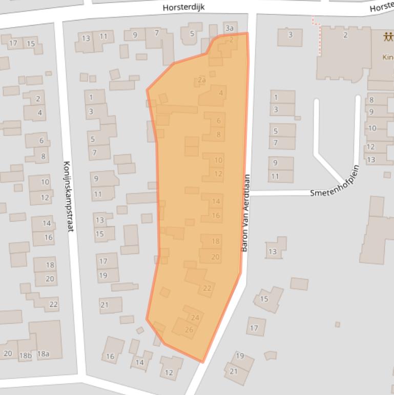 Kaart van postcodegebied 5973NP.