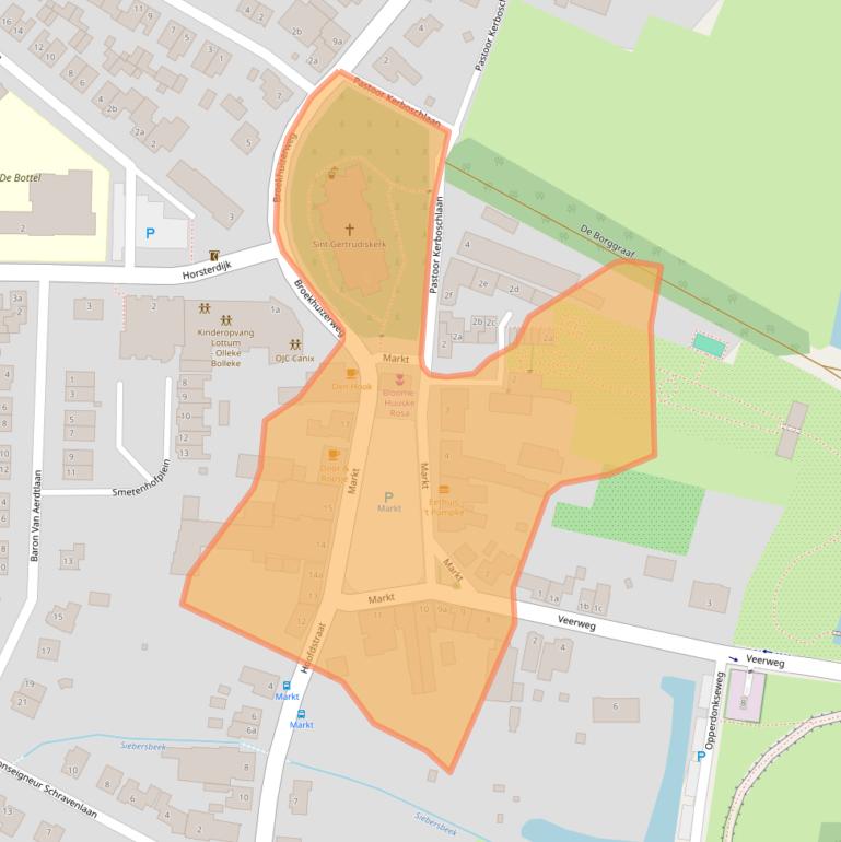 Kaart van postcodegebied 5973NR.